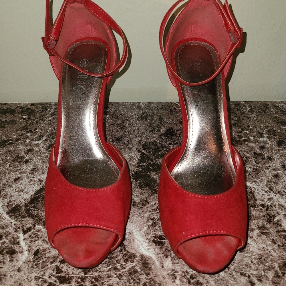 Red high heels